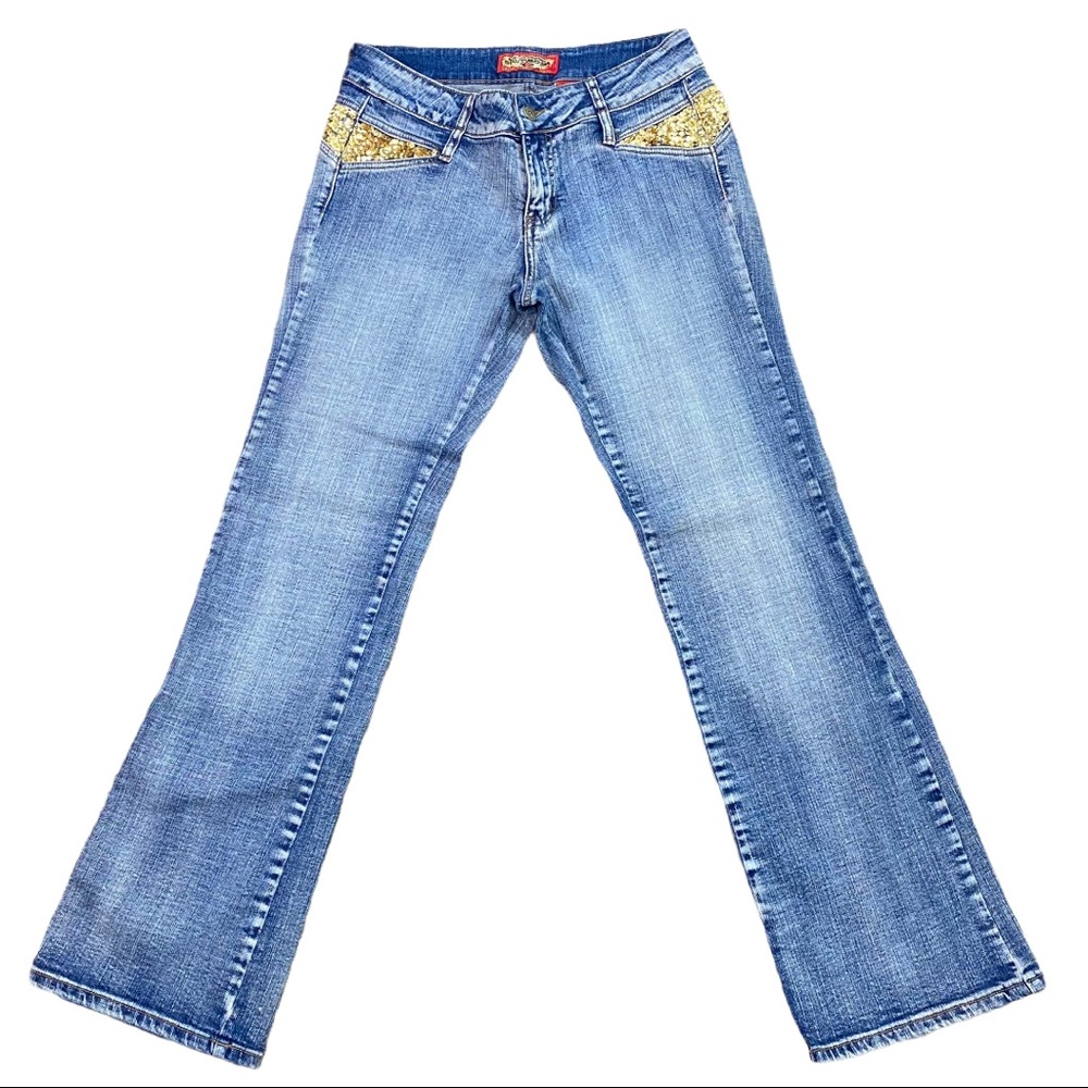 Woman’s Boom Boom Sequin accent jeans size 11
